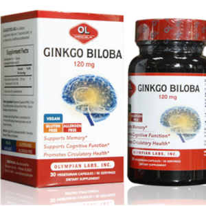 Viên bổ não Ginkgo Biloba 120mg Olympian Labs nhập khẩu Mỹ