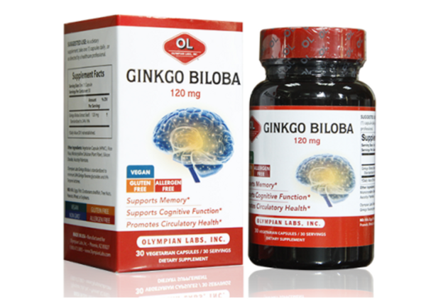 Viên bổ não Ginkgo Biloba 120mg Olympian Labs nhập khẩu Mỹ