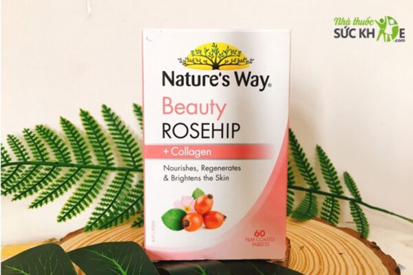 Viên bổ sung collagen Beauty Rosehip Collagen Nature’s Way