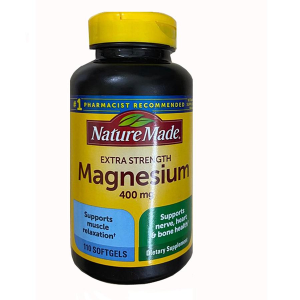 Viên bổ sung Magiê Nature Made Magnesium 400 mg