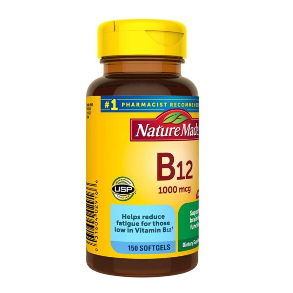 Viên bổ sung Vitamin B12 Nature Made 1000 mcg của Mỹ