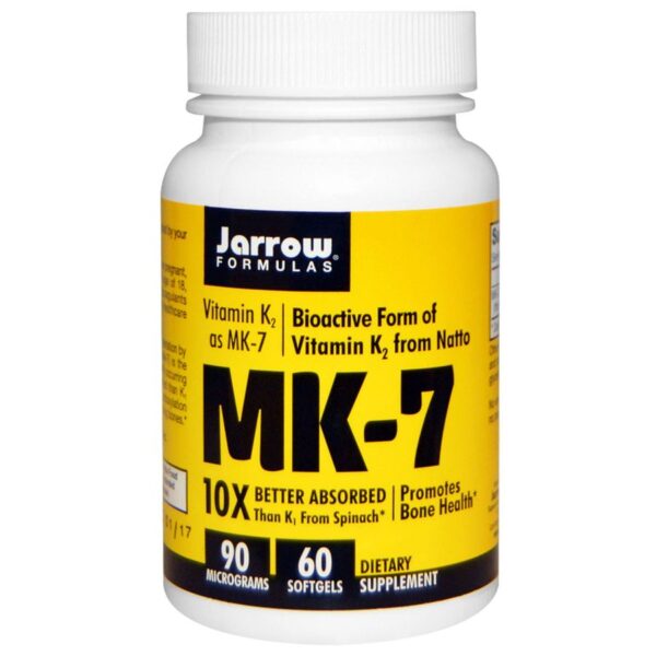 Viên bổ sung Vitamin K2 Jarrow MK-7 90mcg 60 viên