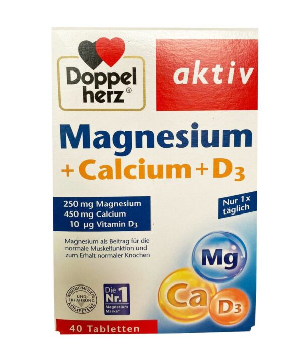 Viên hỗ trợ xương khớp Doppelherz Aktiv Magnesium Calcium D3