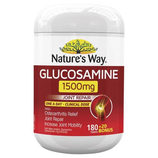 Viên uống bổ sung Glucosamine 1500mg Nature’s Way của Úc