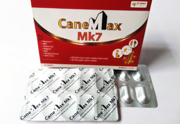 Viên CaneMax Mk7 QT France hỗ trợ bổ sung canxi vỉ 10 viên