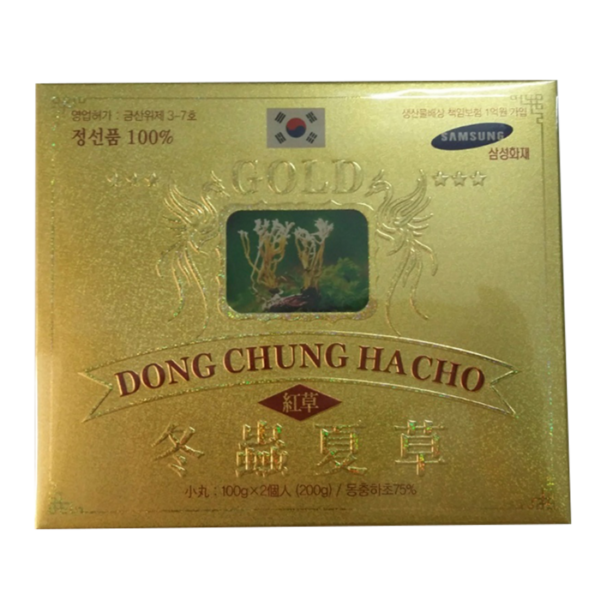 Viên đông trùng hạ thảo Red Gold Hàn Quốc hộp đỏ