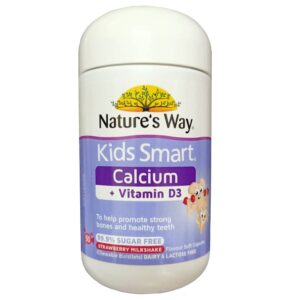 Viên hỗ trợ bổ sung Canxi + Vitamin D3 Kids Smart Nature's Way