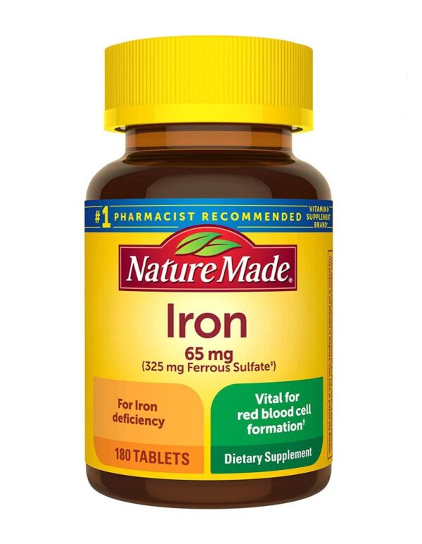 Viên hỗ trợ bổ sung sắt Nature Made Iron 65mg của Mỹ