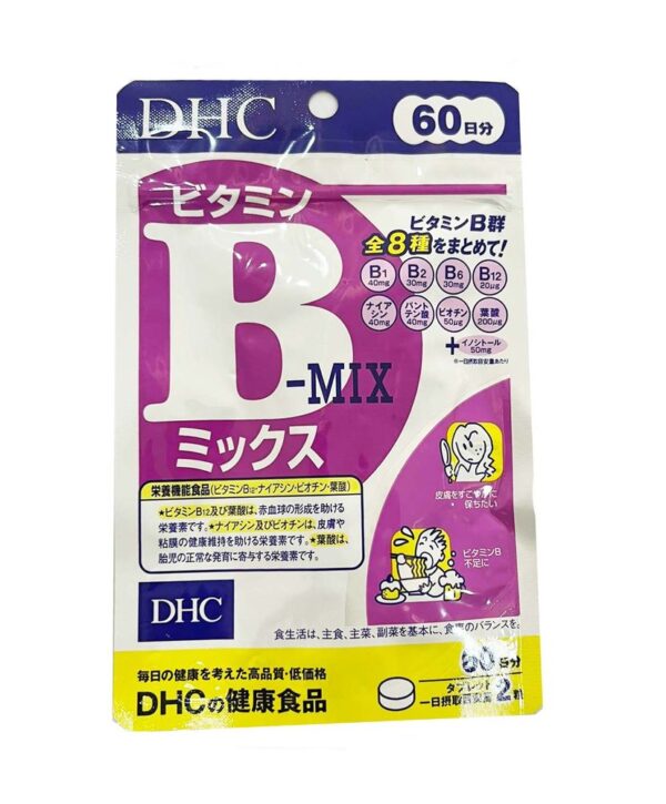 Viên hỗ trợ bổ sung vitamin B DHC B-Mix của Nhật