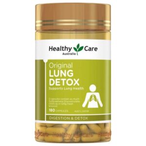 Viên hỗ trợ thải độc phổi Healthy Care Original Lung Detox