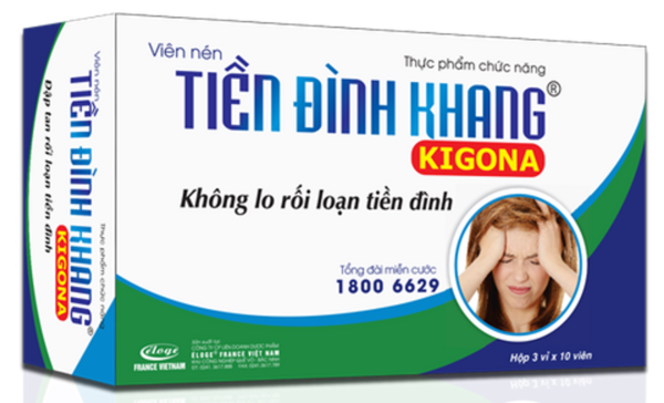 Viên nén Tiền Đình Khang Kigona- Không lo rối loạn tiền đình