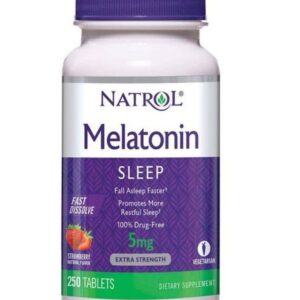 Viên Ngậm hỗ trợ ngủ ngon Natrol Sleep 5mg của Mỹ