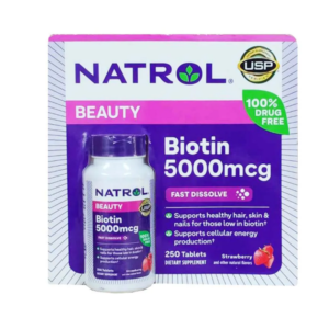 Viên ngậm mọc tóc Biotin 5000 mcg của Mỹ chính hãng