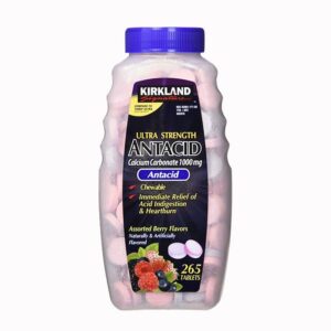 Viên nhai giảm đầy hơi Kirkland Ultra Strength Antacid