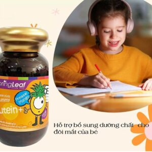 Viên nhai hỗ trợ mắt Spring Leaf Aussie Lutein Kids cho bé