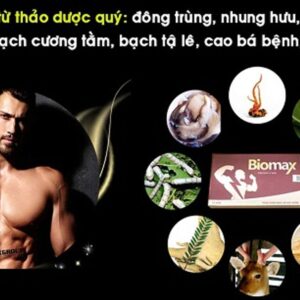 Viên sinh lý nam BioMax tăng cường sinh lý nam giới