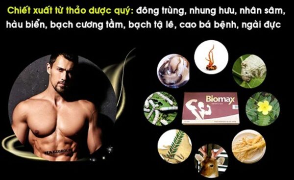 Viên sinh lý nam BioMax tăng cường sinh lý nam giới