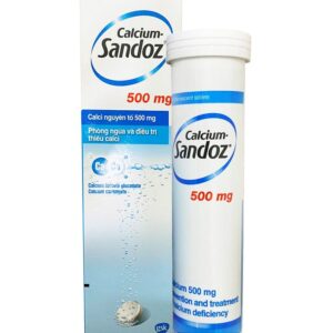 Viên sủi bổ sung canxi Calcium Sandoz 500mg