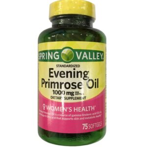 Viên tinh dầu hỗ trợ sinh lý nữ Spring Valley Evening 1000mg