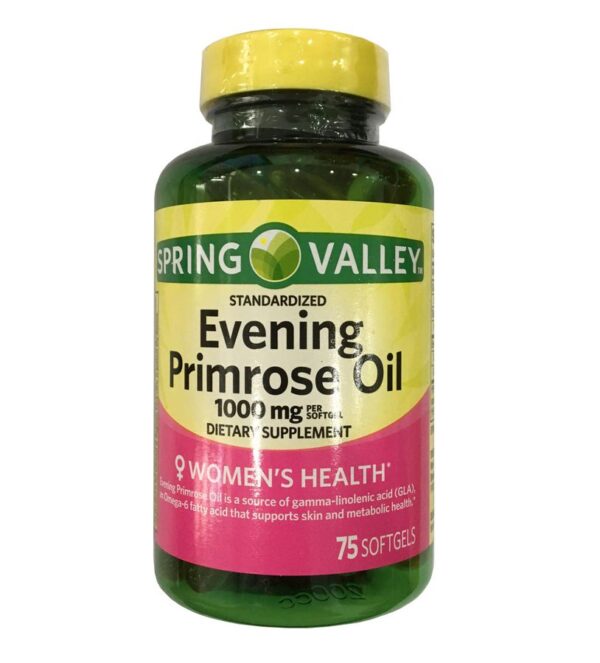 Viên tinh dầu hỗ trợ sinh lý nữ Spring Valley Evening 1000mg