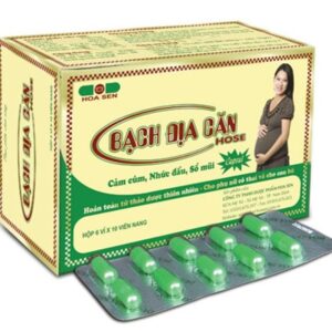 Viên uống Bạch Địa Căn Hoa Sen vỉ 10 viên