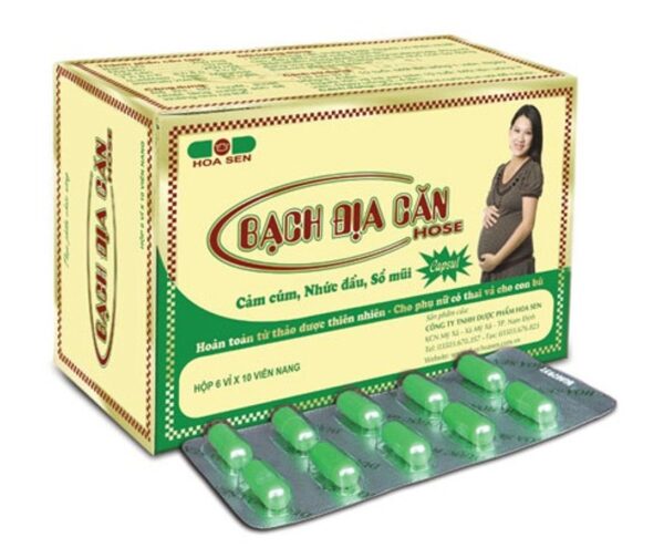 Viên uống Bạch Địa Căn Hoa Sen vỉ 10 viên