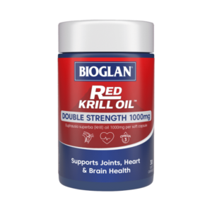 Viên uống Bioglan Red Krill Oil 1000mg hỗ trợ bổ sung Omega 3