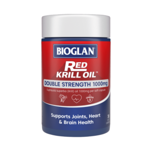 Viên uống Bioglan Red Krill Oil 1000mg hỗ trợ bổ sung Omega 3