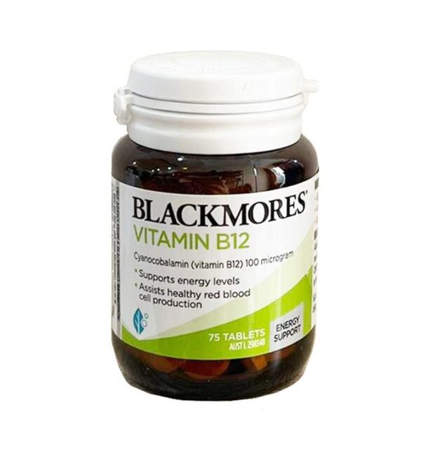 Viên uống Blackmores Vitamin B12 100mcg