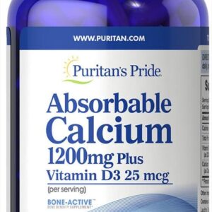 Viên uống hỗ trợ khớp Puritan’s Pride Absorbable Calcium 1200mg