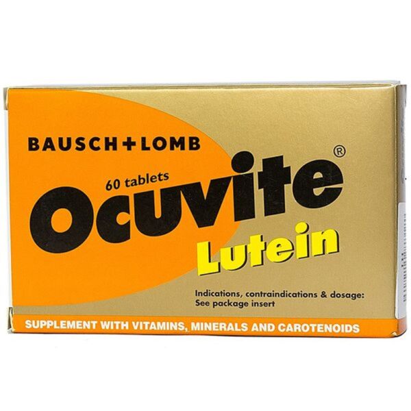 Viên uống bổ mắt cho người lớn tuổi Ocuvite Lutein