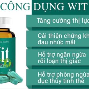 Viên uống bổ mắt Wit 30 viên của Mỹ cho mọi lứa tuổi