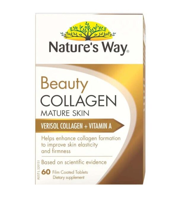 Viên uống bổ sung Collagen Mature Skin Nature’s Way của Úc