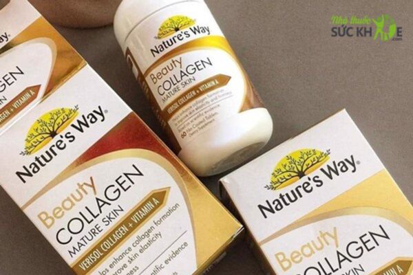 Viên uống bổ sung Collagen Mature Skin Nature’s Way của Úc