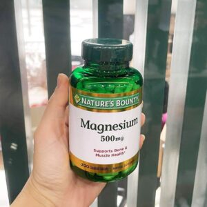 Viên uống bổ sung Magnesium 500mg Nature's Bounty của Mỹ