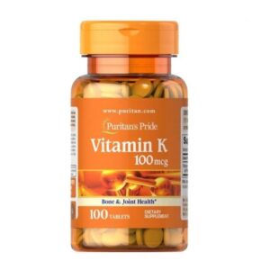 Viên uống bổ xương khớp Puritan’s Pride Vitamin K 100mcg