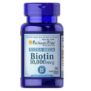 Viên uống hỗ trợ cải thiện rụng tóc đẹp da Biotin Ultra Mega Puritan's Pride