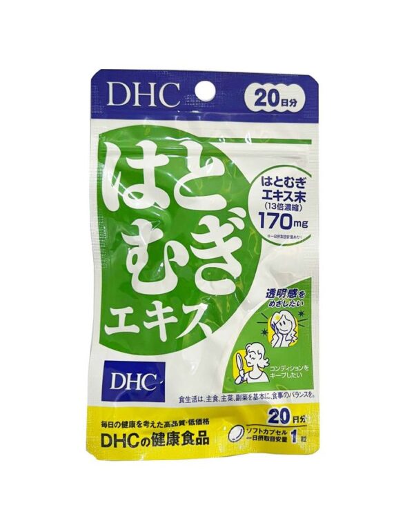 Viên uống Coix Extract DHC Nhật Bản hỗ trợ trắng da