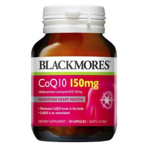 Viên uống CoQ10 Blackmores 150mg của Úc hộp 30 viên