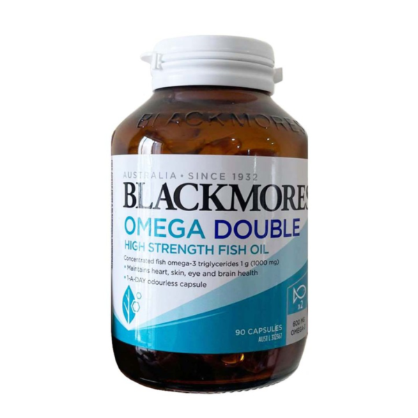 Viên uống dầu cá Blackmores Omega Double High Strength Fish Oil