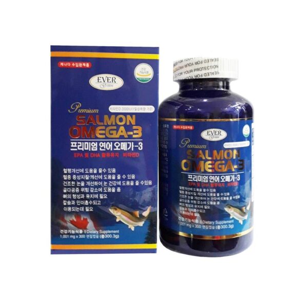 Viên uống dầu cá Ever Green Premium Salmon Omega 3