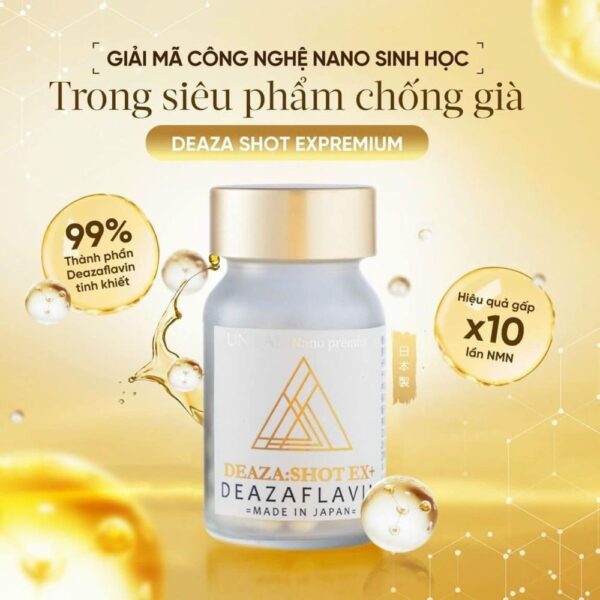 Viên uống Deaza Shot Ex Premium hỗ trợ trẻ hóa da Nhật Bản