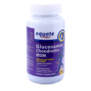 Viên uống Equate Glucosamin Chondroitin MSM 60 viên