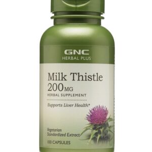 Viên uống giải độc gan GNC Milk Thistle 200mg của Mỹ