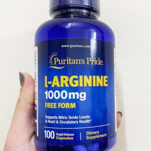 Viên uống giải độc gan Puritan's Pride L-Arginine 1000mg