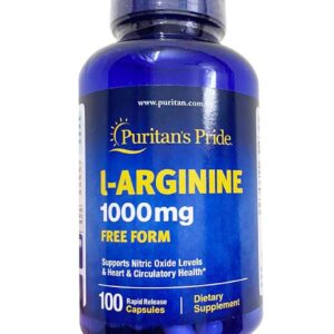 Viên uống giải độc gan Puritan's Pride L-Arginine 1000mg