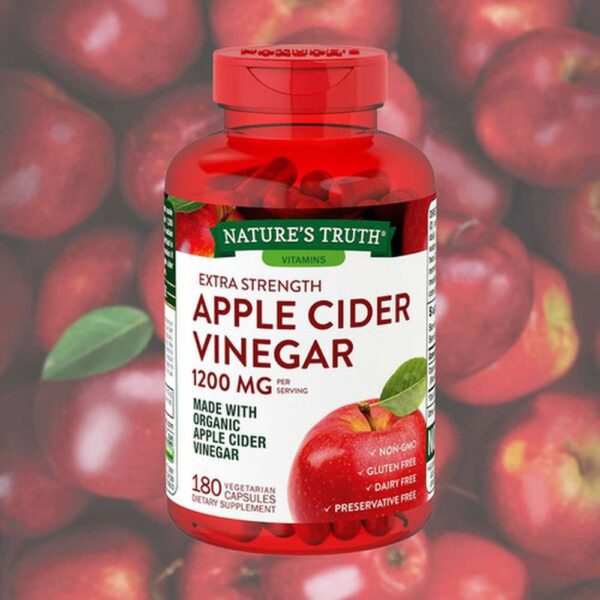 Viên Uống Giấm Táo Nature’s Truth Apple Cider Vinegar 1200mg