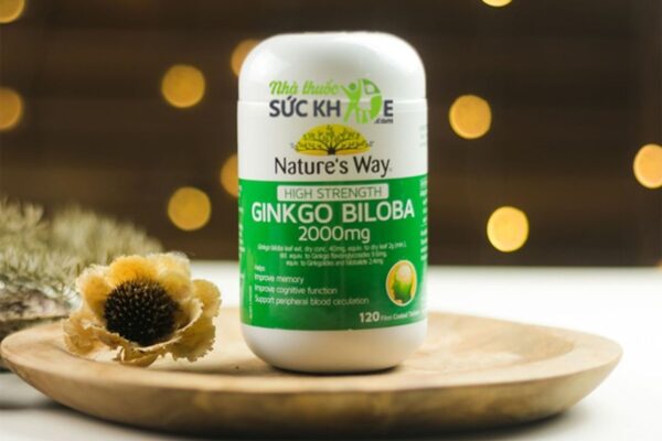 Viên uống Ginkgo Biloba 2000mg Nature's Way Của Úc