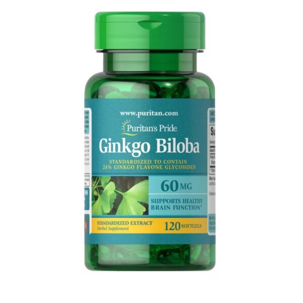 Viên Uống Ginkgo Biloba 60mg Puritan's Pride Chính Hãng Của Mỹ