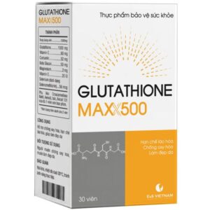 Viên uống Glutathione Maxx 500 hỗ trợ trẻ hóa da